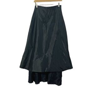 NWT JS Collections Black Organza Maxi Skirt Formal Skirt Women's Size 4